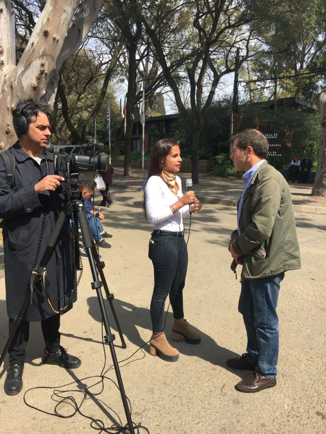 Estudiantes de periodismo en el Prado 2018