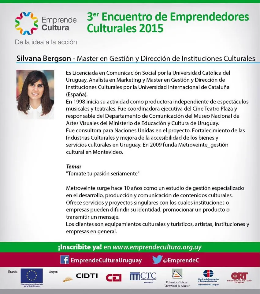 3er Encuentro de Emprendedores Culturales 2015