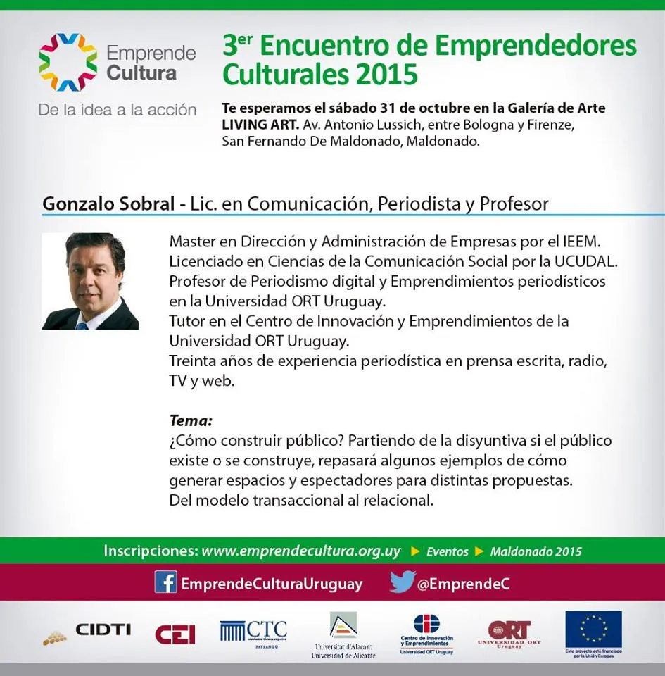 3er Encuentro de Emprendedores Culturales 2015